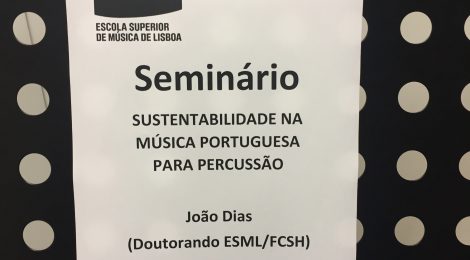 (ii) Sustentabilidade na Música Portuguesa para Percussão