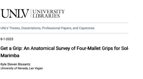 Get a Grip: An Anatomical Survey of Four-Mallet Grips for Solo