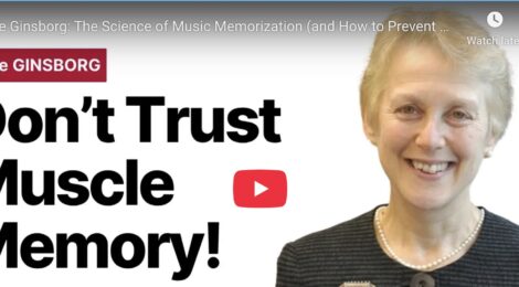 Jane Ginsborg: A ciência da memorização musical (e como evitar os lapsos de memória!)