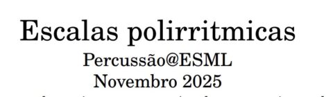Escalas polirritmicas