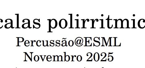 Escalas polirritmicas