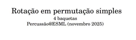 Rotação em Permutação Simples