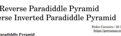 Reverse (+ inverted) Paradiddle Pyramid