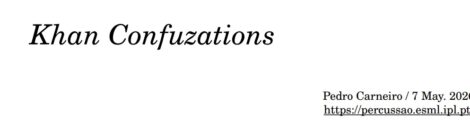 Khan Confuzations